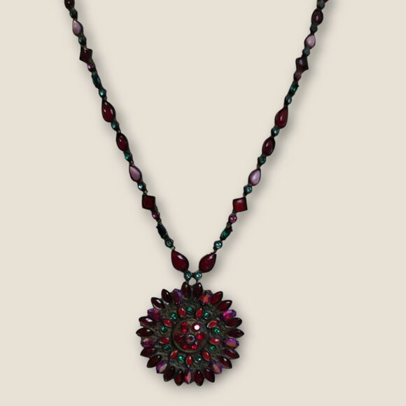 Sorrelli Crystal Sunburst Pendant Necklace - Picture 5 of 8